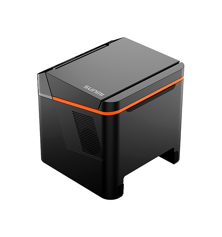 Label Printer - เครื่องพิมพ์ใบเสร็จฉลากบาร์โค้ดแบบใช้ความร้อนขนาด 80 มม. เสียงรบกวนต่ำ พิมพ์ความเร็วสูง รองรับการแก้ไขและพิมพ์หลายภาษา