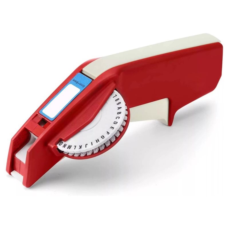 Label Maker - เครื่องทำฉลากแบบกดลายนูนด้วยมือ SHGO-DIY, เครื่องมือทำฉลากแบบพกพา, เครื่องมือเขียนตัวอักษร, เครื่องทำฉลากแบบกดลายนูน M1610