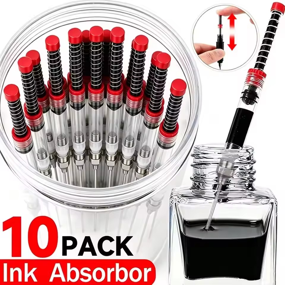 Ink Cartridge - 1-10 ชิ้น อุปกรณ์เติมหมึกปากกาหมึกซึม หลอดฉีดยาดูดหมึก อุปกรณ์ดูดหมึก ปิเปตต์