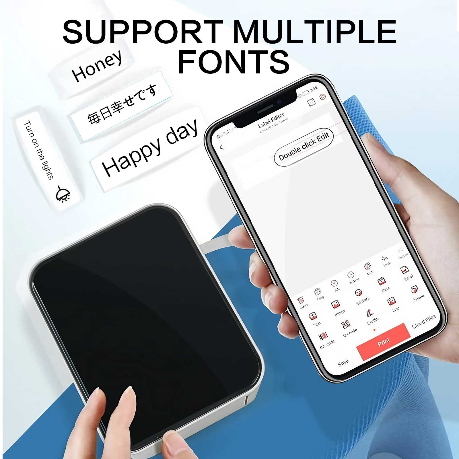 เครื่องพิมพ์ฉลากความร้อนไร้สาย - Barcode Printer บทวิจารณ์และราคา