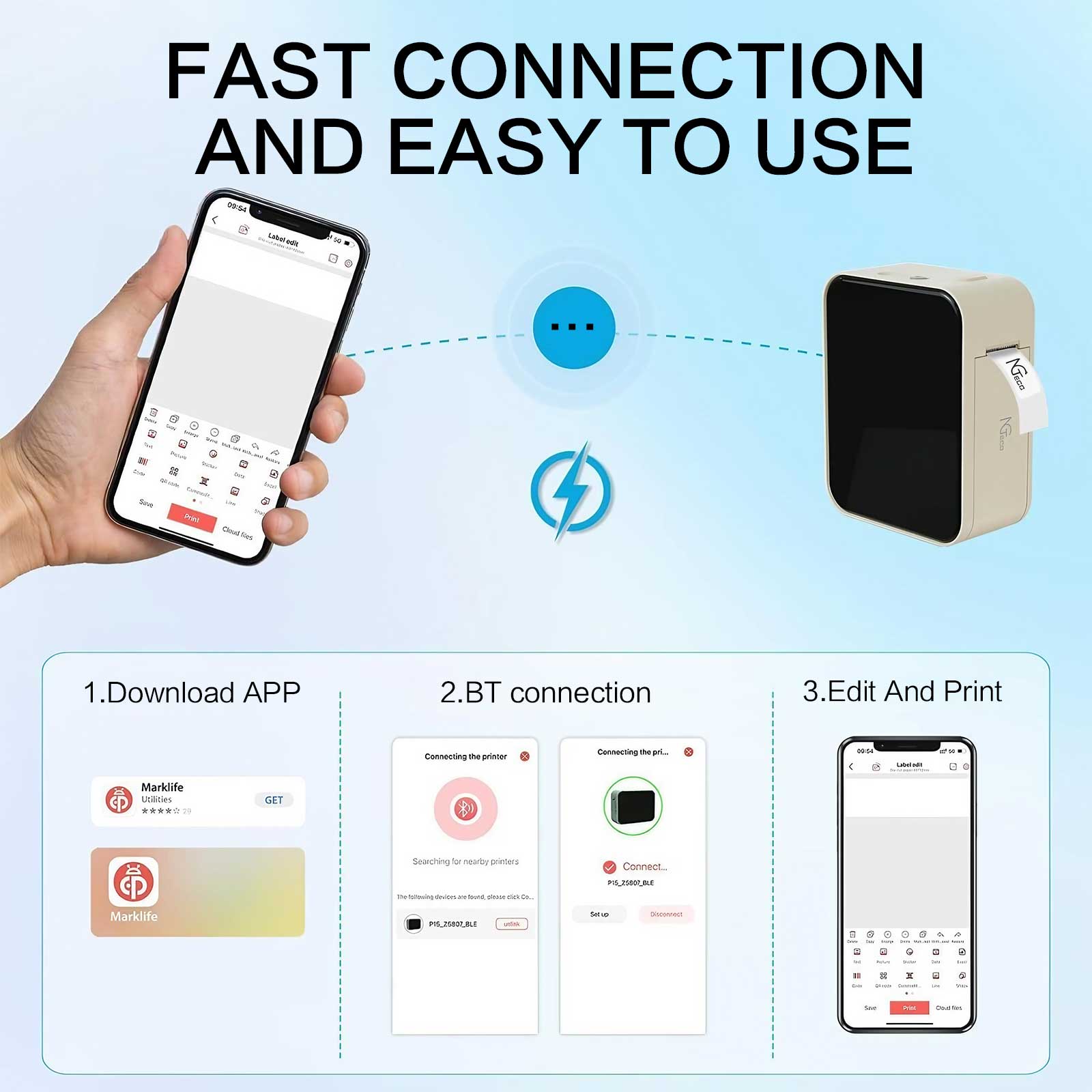 เครื่องพิมพ์ฉลากความร้อนไร้สาย - Barcode Printer บทวิจารณ์และราคา