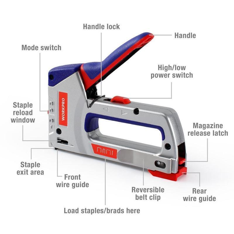 ปืนยิงตะปู 4 in 1 สำหรับงานหนั - Stapler Heavy Duty บทวิจารณ์และราคา