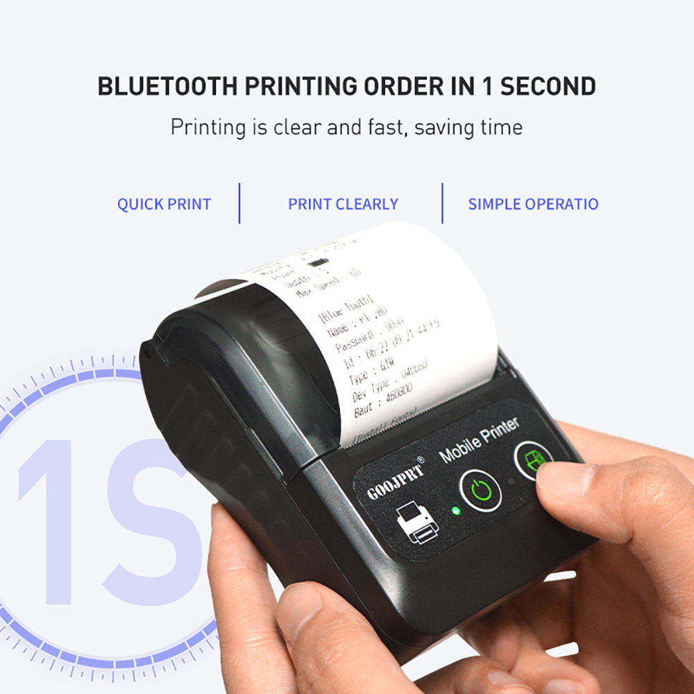 แบบพกพาขนาดเล็กบลูทูธความร้อนเ - Commercial Book Printing Machines บทวิจารณ์และราคา