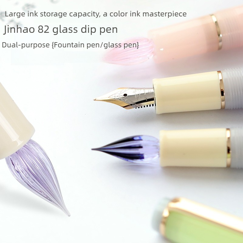 ปากกาจุ่มหมึกแก้ว JINHAO 82 แบ - Ink Cartridge บทวิจารณ์และราคา