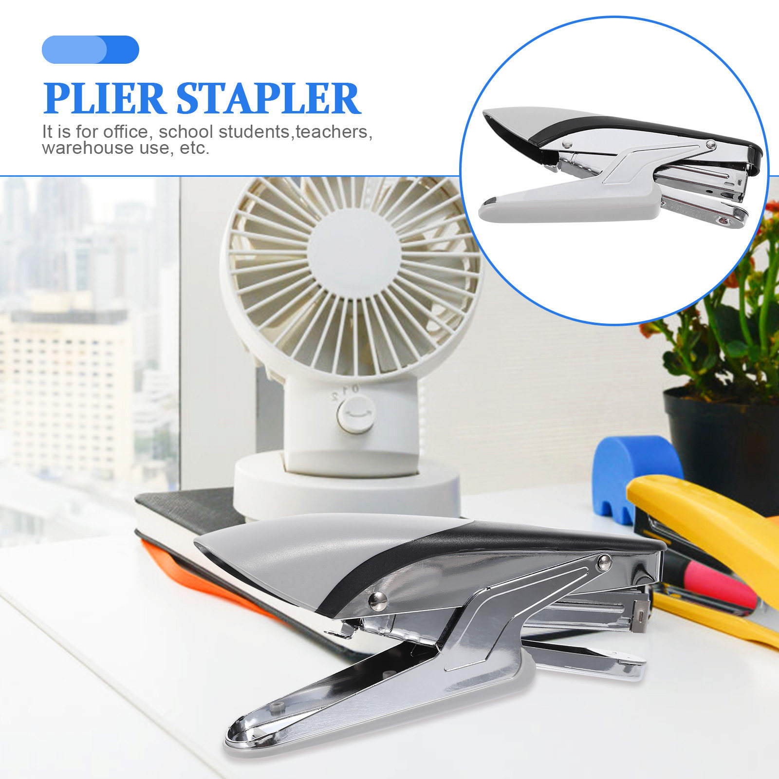 เครื่องเย็บกระดาษแบบคีมสำหรับง - Stapler Heavy Duty บทวิจารณ์และราคา